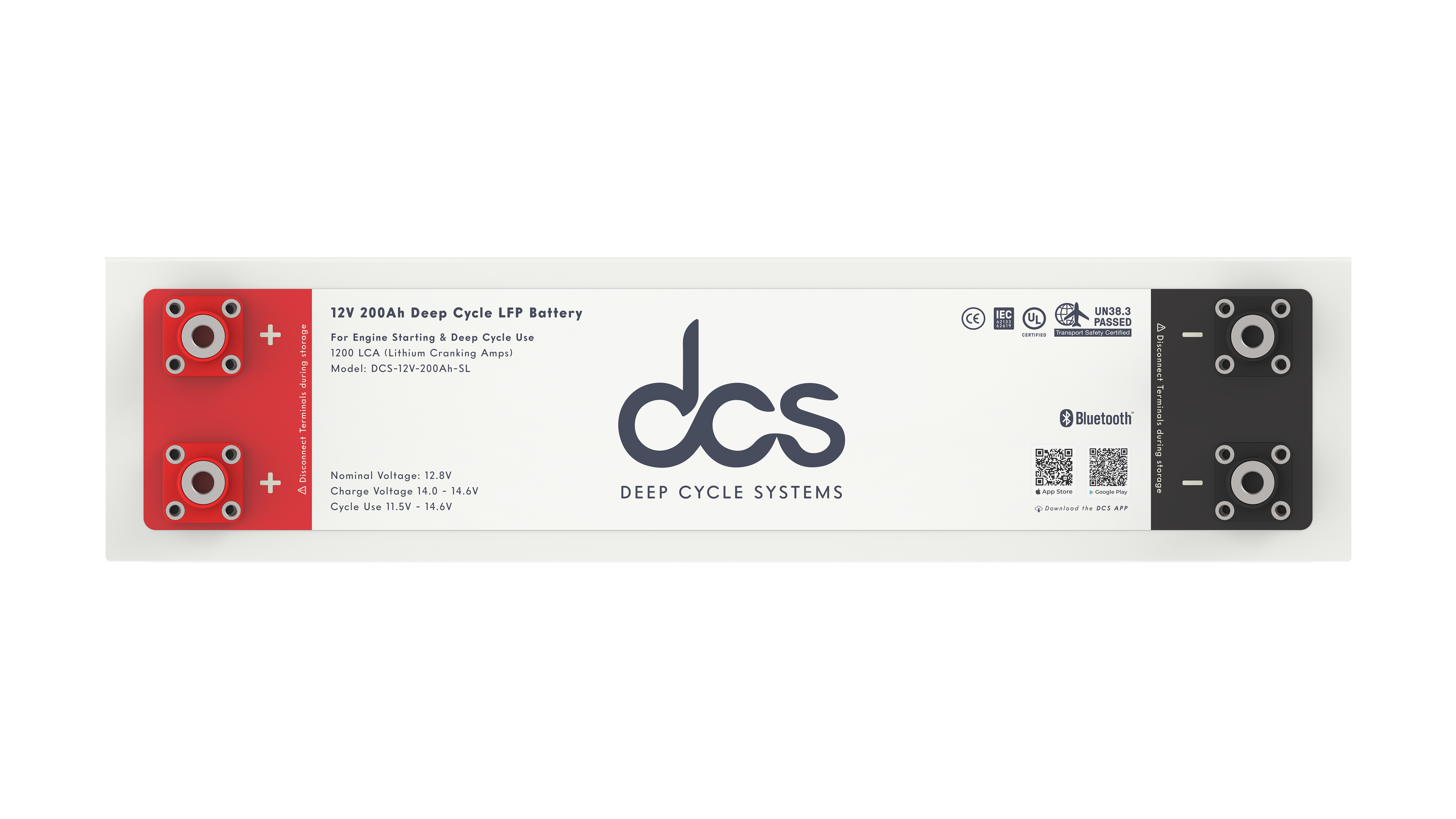 200Ah Slimline Deep Cycle LFP Battery (2nd Generation)